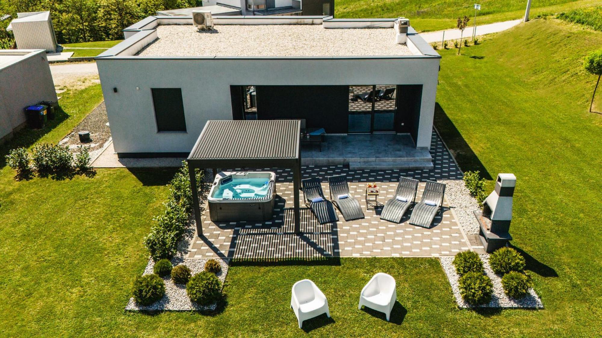 K Relax Place, Varazdinske Toplice, Modern Home With Sauna, Jacuzzi, Wifi Екстер'єр фото