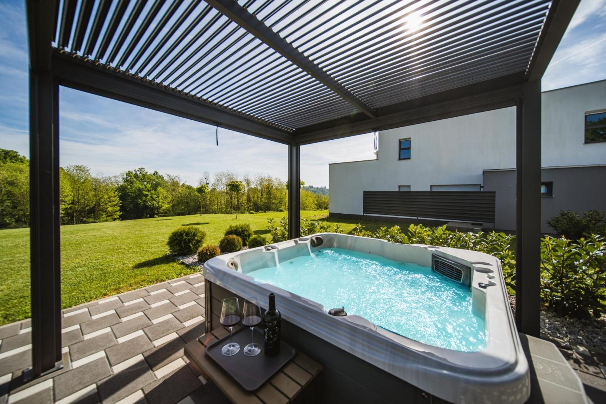 K Relax Place, Varazdinske Toplice, Modern Home With Sauna, Jacuzzi, Wifi Екстер'єр фото